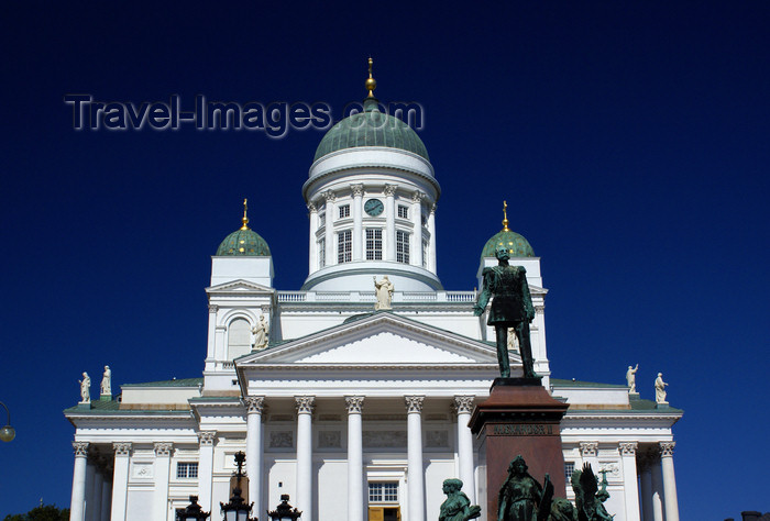 fin162: Helsinki, Finland: Lutheran Cathedral - built as a tribute to the Tsar, Grand Duke Nicholas I - Suurkirkko / Storkyrkan - photo by A.Ferrari - (c) Travel-Images.com - Stock Photography agency - Image Bank