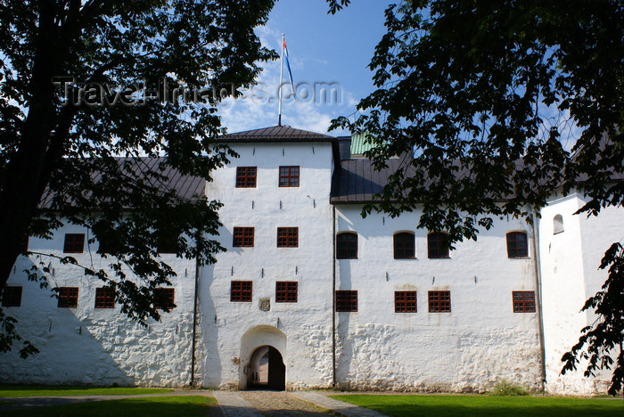 fin173: Turku, Western Finland province - Finland Proper region / Varsinais-Suomi - Finland: entrance gate of Turku medieval castle / Turun linna / Åbo slott - photo by A.Ferrari - (c) Travel-Images.com - Stock Photography agency - Image Bank