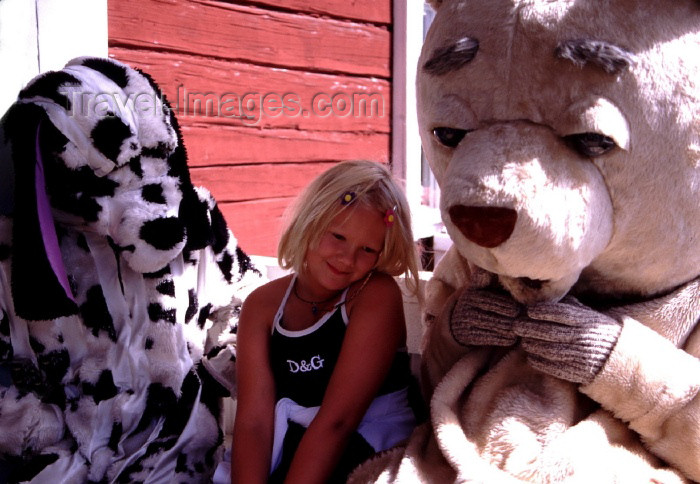 fin75: Finland - Kuopio (Ita-Suomen Laani - Kuopio, Eastern Finland province, Northern Savonia region): Kuopio Holidaycenter Rauhalahti with Uppo-Nalle, the fairy bear (photo by F.Rigaud) - (c) Travel-Images.com - Stock Photography agency - Image Bank