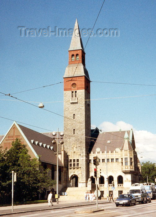 fin9: Finland / Suomi / Finlandia - Helsinki: National museum (photo by Miguel Torres) - (c) Travel-Images.com - Stock Photography agency - Image Bank