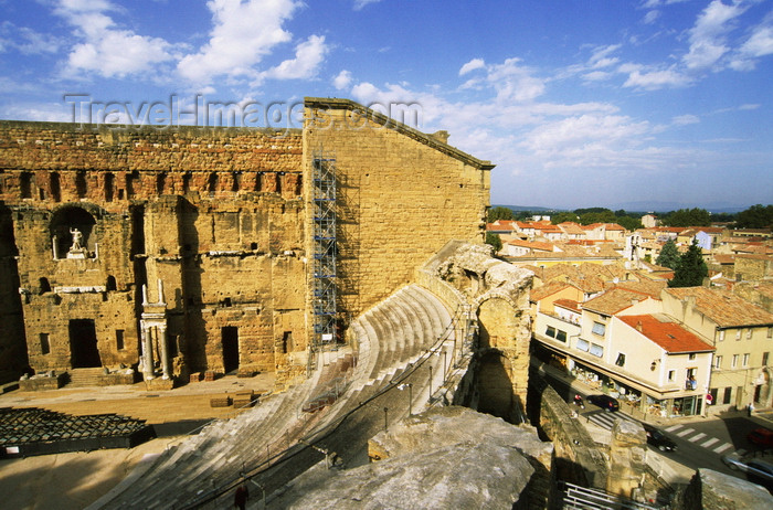 france1014: Orange, Vaucluse, PACA: Roman theatre - Théâtre antique d'Orange - UNESCO World Heritage Site - photo by K.Gapys - (c) Travel-Images.com - Stock Photography agency - Image Bank