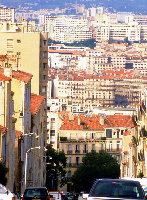 france1015: Marseilles, Bouches-du-Rhône, PACA: steep street - cityscape - photo by K.Gapys - (c) Travel-Images.com - Stock Photography agency - Image Bank