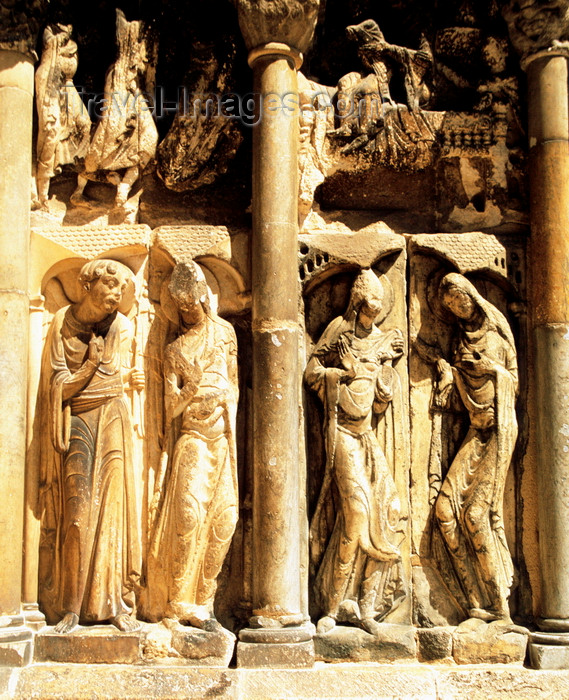 france1023: Moissac, Tarn-et-Garonne, Midi-Pyrénées, France: Abbey of Moissac, Romanesque south door - part of the World Heritage Site, Routes of Santiago de Compostela in France - photo by K.Gapys - (c) Travel-Images.com - Stock Photography agency - Image Bank