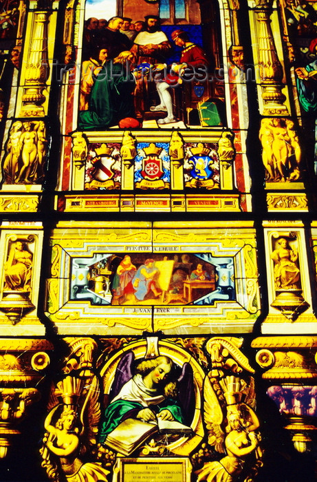 france1030: Narbonne, Aude, Languedoc-Roussillon, France: stained glass - photo by K.Gapys - (c) Travel-Images.com - Stock Photography agency - Image Bank