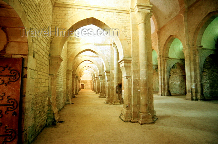 france1042: Montbard, Côte-d'Or, Côte-d'Or, Burgundy / Bourgogne, France: Fontenay Abbey - founded by Saint Bernard of Clairvaux in 1118, Romanesque style - photo by K.Gapys - (c) Travel-Images.com - Stock Photography agency - Image Bank