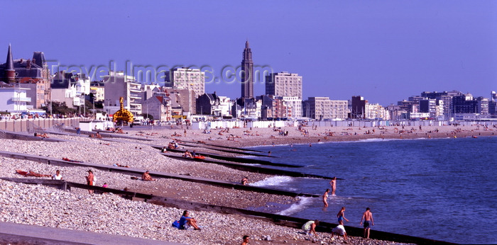 france1122: Le Havre, Seine-Maritime, Haute-Normandie, France: urban beach - photo by A.Bartel - (c) Travel-Images.com - Stock Photography agency - Image Bank