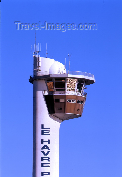 france1132: Le Havre, Seine-Maritime, Haute-Normandie, France: Semaphor - port tower - photo by A.Bartel - (c) Travel-Images.com - Stock Photography agency - Image Bank