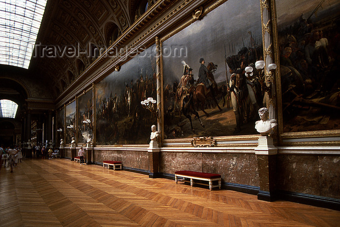 france1177: Versailles, Yvelines département, France: Palace of Versailles / Château de Versailles - gallery with napoleonic wars painting - salon de la Guerre - Hall of War - photo by Y.Baby - (c) Travel-Images.com - Stock Photography agency - Image Bank