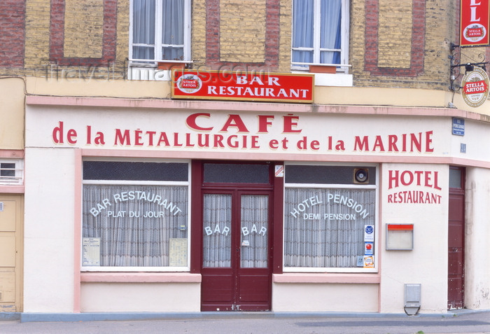 france1225: Le Havre, Seine-Maritime, Haute-Normandie, France: Hotel Restaurant - Cafe de la Metallirgie et de la Marine - photo by A.Bartel - (c) Travel-Images.com - Stock Photography agency - Image Bank