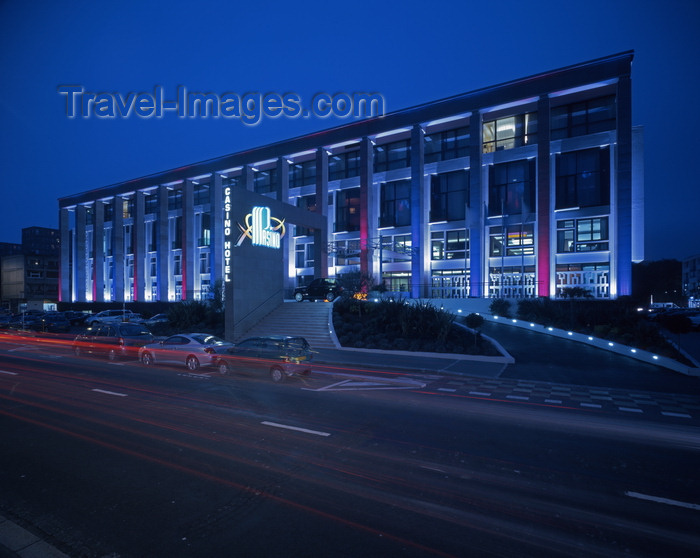 france1259: Le Havre, Seine-Maritime, Haute-Normandie, France: Casino Le Havre Partouche - Place Jules Ferry - nocturnal view - Pasino - photo by A.Bartel - (c) Travel-Images.com - Stock Photography agency - Image Bank