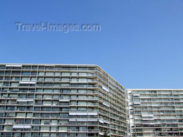 france1288: Le Havre, Seine-Maritime, Haute-Normandie, France: Residence de France, Apartment complex - photo by A.Bartel - (c) Travel-Images.com - Stock Photography agency - Image Bank