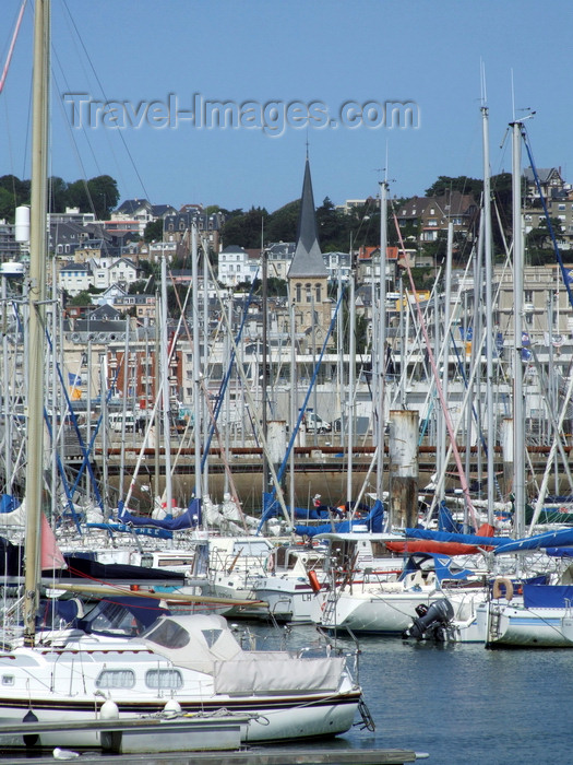 france1295: Le Havre, Seine-Maritime, Haute-Normandie, France: Yacht Harbour - masts in the marina - photo by A.Bartel - (c) Travel-Images.com - Stock Photography agency - Image Bank