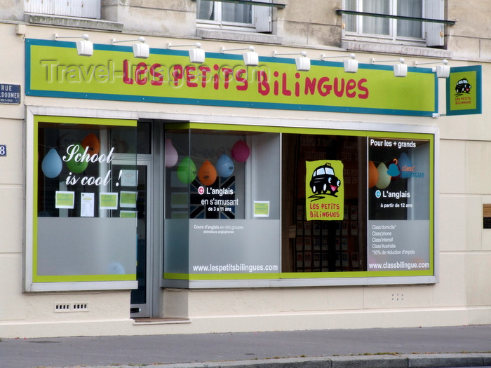 france1310: Le Havre, Seine-Maritime, Haute-Normandie, France: Les Petits Bilingues, English lessons for Children - School is Cool - photo by A.Bartel - (c) Travel-Images.com - Stock Photography agency - Image Bank