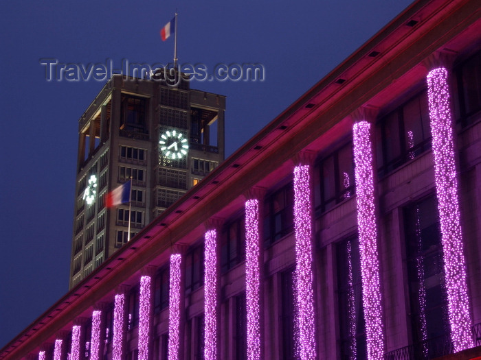 france1341: Le Havre, Seine-Maritime, Haute-Normandie, France: Christmas and New Year illuminations, Town Hall - photo by A.Bartel - (c) Travel-Images.com - Stock Photography agency - Image Bank