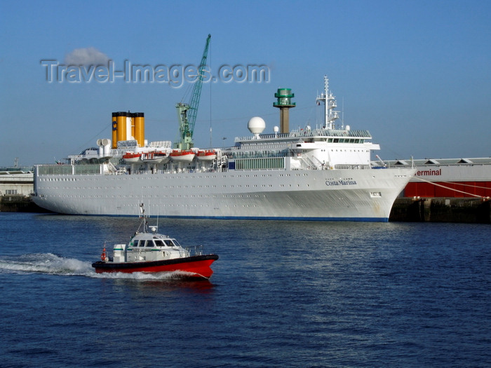 france1353: Le Havre, Seine-Maritime, Haute-Normandie, France: Costa Marina Cruise Ship and pilots boat - photo by A.Bartel - (c) Travel-Images.com - Stock Photography agency - Image Bank