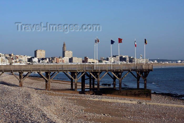 france1358: Le Havre, Seine-Maritime, Haute-Normandie, France: Estacade, St. Adresse - waterfront - pier - photo by A.Bartel - (c) Travel-Images.com - Stock Photography agency - Image Bank