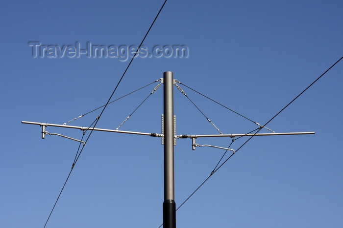 france1377: Le Havre, Seine-Maritime, Haute-Normandie, France: overhead line - tramway power lines - photo by A.Bartel - (c) Travel-Images.com - Stock Photography agency - Image Bank