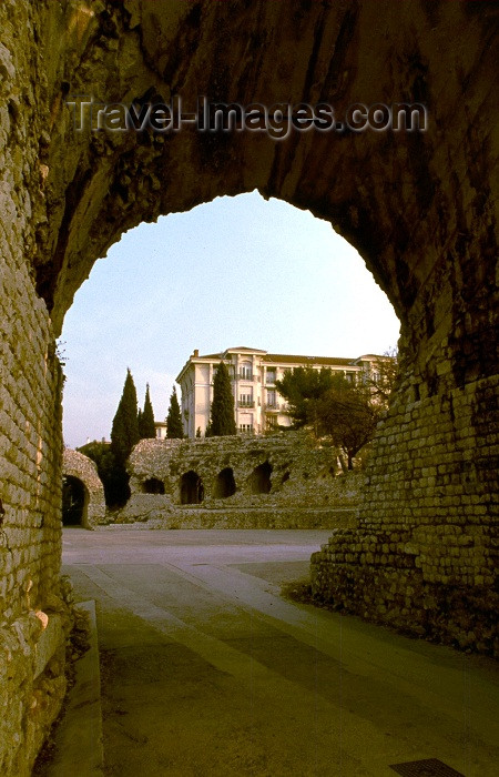 france211: France - Nice: the Roman baths / les thermes (photo by F.Rigaud) - (c) Travel-Images.com - Stock Photography agency - Image Bank