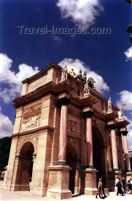 france218: France - Paris: Arc du Carrousel and the Parisian sky - photo by J.Rabindra - (c) Travel-Images.com - Stock Photography agency - Image Bank