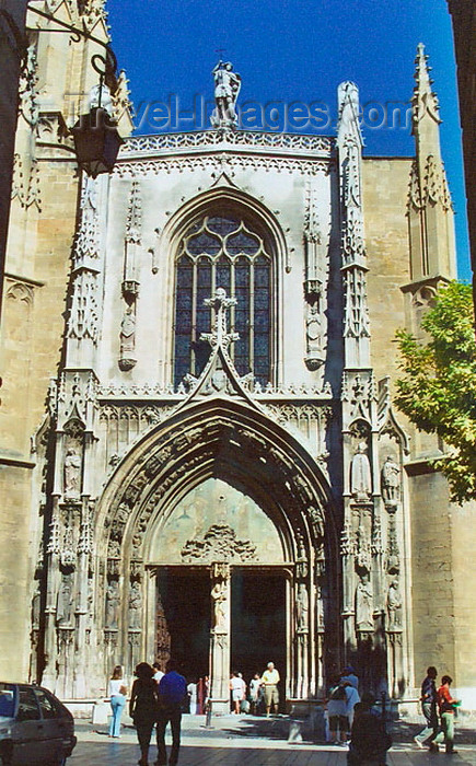 france263: France - Aix-en-Provence (Bouches-du-Rhone / PACA): cathedral of Saint-Sauveur (photo by G.Frysinger) - (c) Travel-Images.com - Stock Photography agency - Image Bank