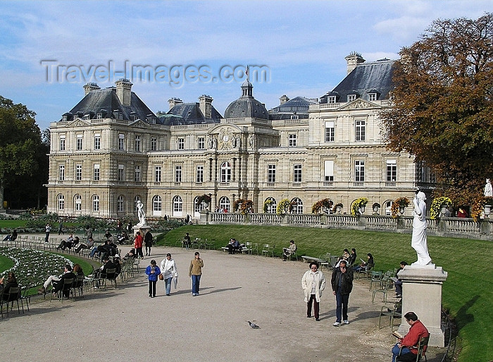 france273: France - Paris: Palais du Luxembourg - architect Salomon de Brosse - Quartier Latin - photo by J.Kaman - (c) Travel-Images.com - Stock Photography agency - Image Bank