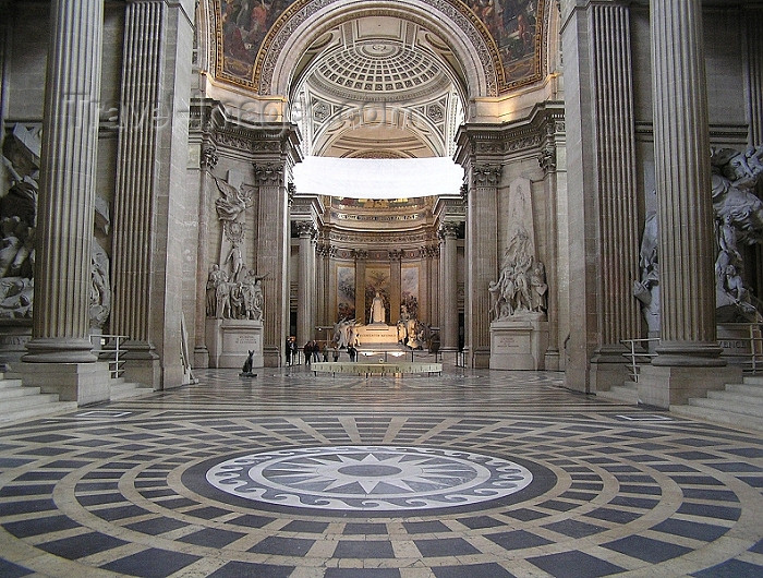 france274: France - Paris: interior of the Panthéon - photo by J.Kaman - (c) Travel-Images.com - Stock Photography agency - Image Bank