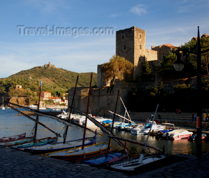 france460: France - Languedoc-Roussillon - Pyrénées-Orientales - Collioure - Cotlliure - old port - photo by T.Marshall - (c) Travel-Images.com - Stock Photography agency - Image Bank