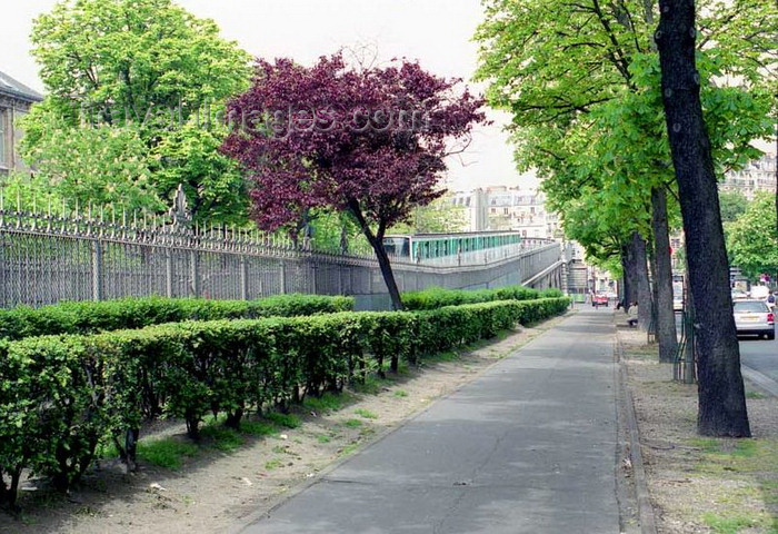 france88: France - Paris / CDG / ORY / LBG : Le Metro - Boulevard Pasteur - photo by D.Jackson - (c) Travel-Images.com - Stock Photography agency - Image Bank