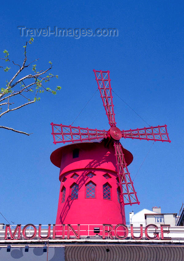 france92: France - Paris: Moulin Rouge cabaret - photo by D.Jackson - (c) Travel-Images.com - Stock Photography agency - Image Bank