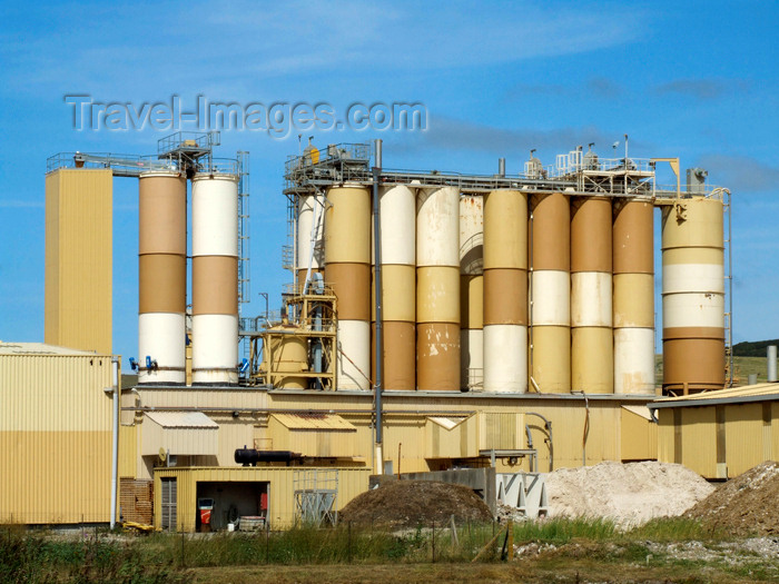 france95: Mers-les-Bains, Somme department, Picardie, France: bentonite plant - silos - photo by A.Bartel - (c) Travel-Images.com - Stock Photography agency - Image Bank