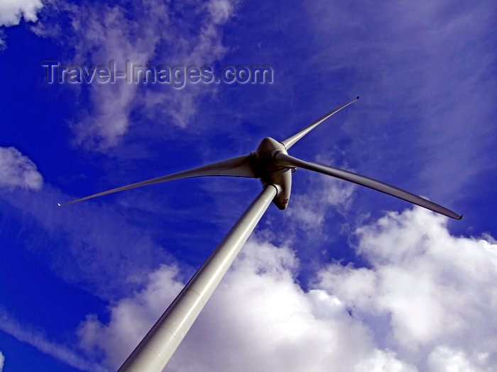 france985: Meautis-Auvers, Carentan, Manche, Basse-Normandie, France: wind generator - wind turbine and sky - photo by A.Bartel - (c) Travel-Images.com - Stock Photography agency - Image Bank