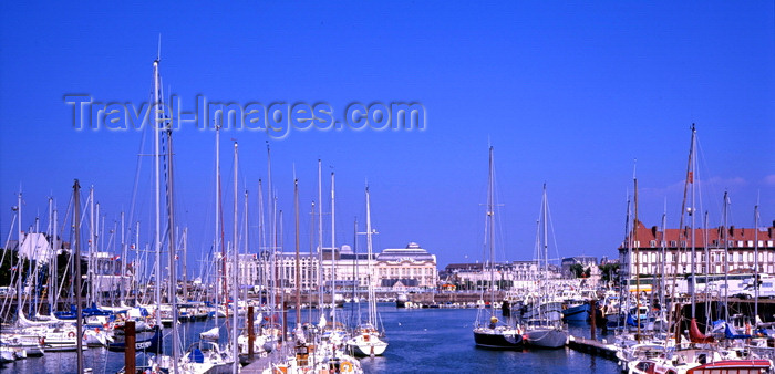 france990: Deauviller, Calvados, Basse-Normandie, France: yachts in the marina - photo by A.Bartel - (c) Travel-Images.com - Stock Photography agency - Image Bank