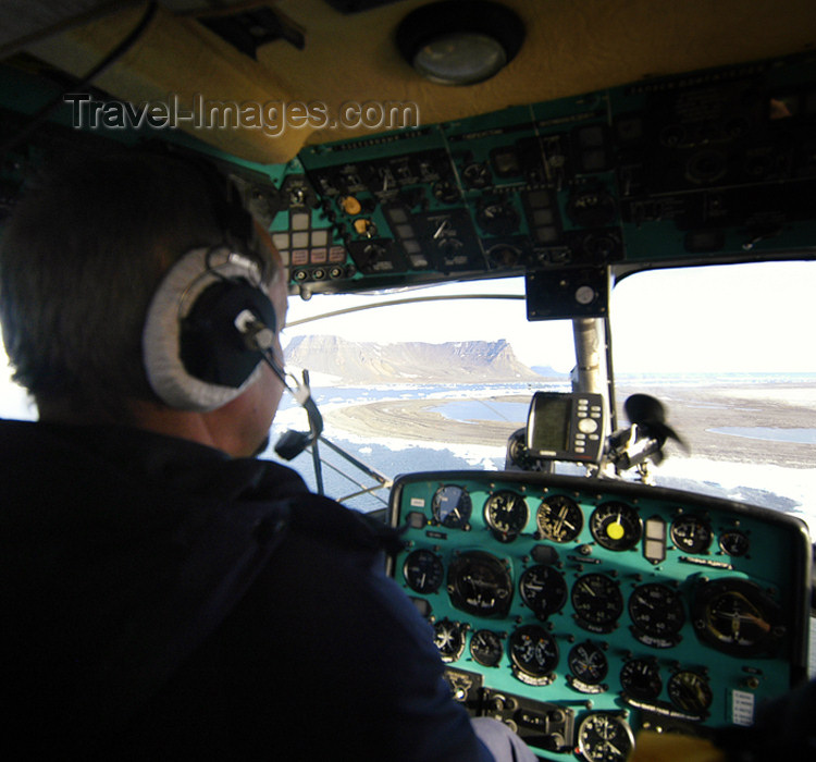 franz-josef31: Franz Josef Land Helicopter cockpit - Arkhangelsk Oblast, Northwestern Federal District, Russia - photo by Bill Cain - (c) Travel-Images.com - Stock Photography agency - Image Bank