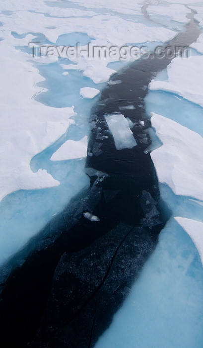 franz-josef36: Franz Josef Land Ice Lead or crack formed by ship - Arkhangelsk Oblast, Northwestern Federal District, Russia - photo by Bill Cain - (c) Travel-Images.com - Stock Photography agency - Image Bank
