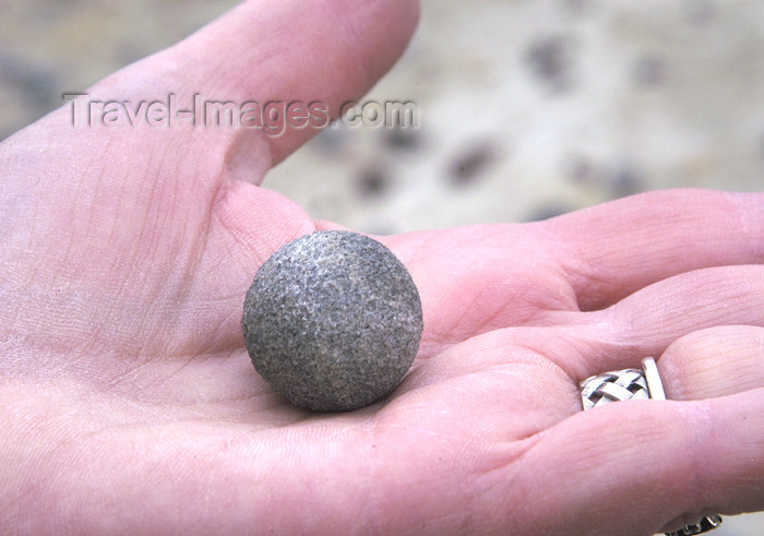 franz-josef80: Franz Josef Land Spherical pebble in hand, Champ Island - Arkhangelsk Oblast, Northwestern Federal District, Russia - photo by Bill Cain - (c) Travel-Images.com - Stock Photography agency - Image Bank