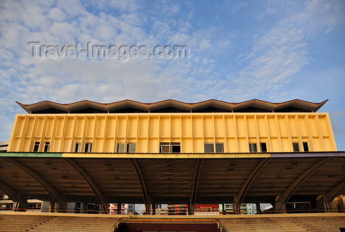 gabon34: Libreville, Estuaire Province, Gabon: stand for military parades - Front de Mer - Boulevard de l'Indépendance - 3e arrondissement - photo by M.Torres - (c) Travel-Images.com - Stock Photography agency - Image Bank