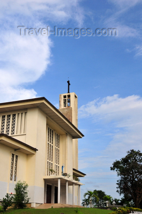 gabon6: Libreville, Estuaire Province, Gabon: Saint Mary's cathedral, built over an old French fort - Mission Sainte-Marie - photo by M.Torres - (c) Travel-Images.com - Stock Photography agency - Image Bank