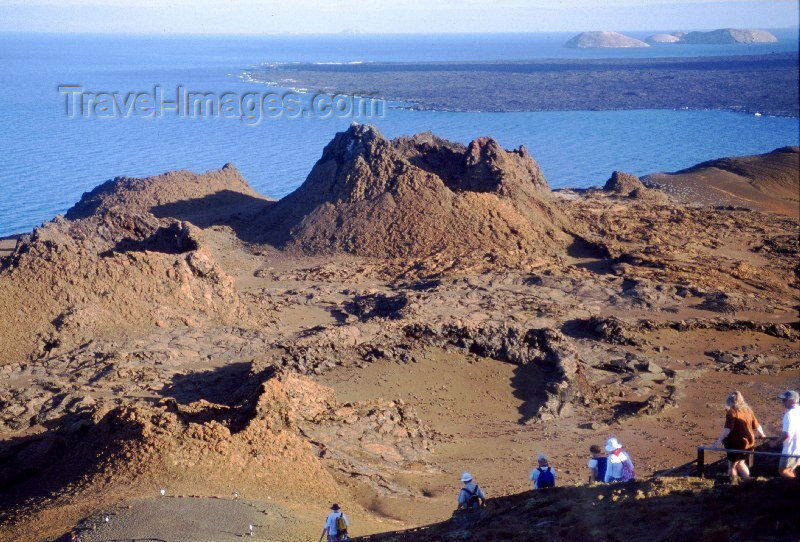 galapagos5: Galapagos Islands: crater on Bartholome island - isla Santiago - Unesco world heritage site - photo by R.Eime - (c) Travel-Images.com - Stock Photography agency - Image Bank