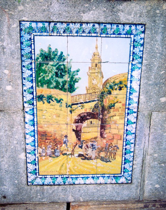 galicia35: Galicia / Galiza - Pontevedra: azulejos / tiles - photo by M.Torres - (c) Travel-Images.com - Stock Photography agency - Image Bank