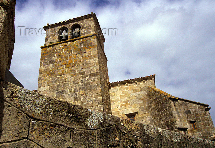 galicia51: Galicia / Galiza - Laxe - A Coruña province: the church of Santa María da Atalaia - fishing village along the Costa da Morte - Comarca de Bergantiños - photo by S.Dona' - (c) Travel-Images.com - Stock Photography agency - Image Bank