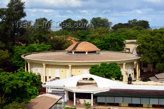 gambia43: Banjul, The Gambia: circular building of the old Gambian Partliament / National Assembly - photo by M.Torres - (c) Travel-Images.com - Stock Photography agency - Image Bank