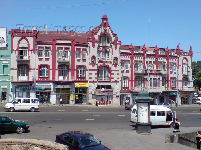 georgia113: Georgia - Tbilisi: art deco facade on Baratashvili Avenue - photo by N.Mahmudova - (c) Travel-Images.com - Stock Photography agency - Image Bank