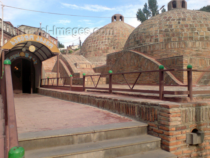 georgia120: Georgia - Tbilisi: Sulfur baths - domes - photo by N.Mahmudova - (c) Travel-Images.com - Stock Photography agency - Image Bank