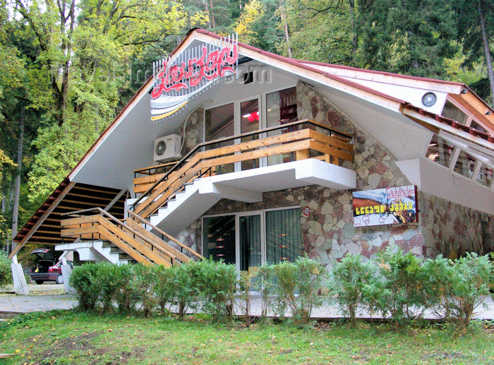 georgia158: Borjomi, Samtskhe-Javakheti region, Georgia: Swiss chalet in the Caucasus - photo by N.Mahmudova - (c) Travel-Images.com - Stock Photography agency - Image Bank