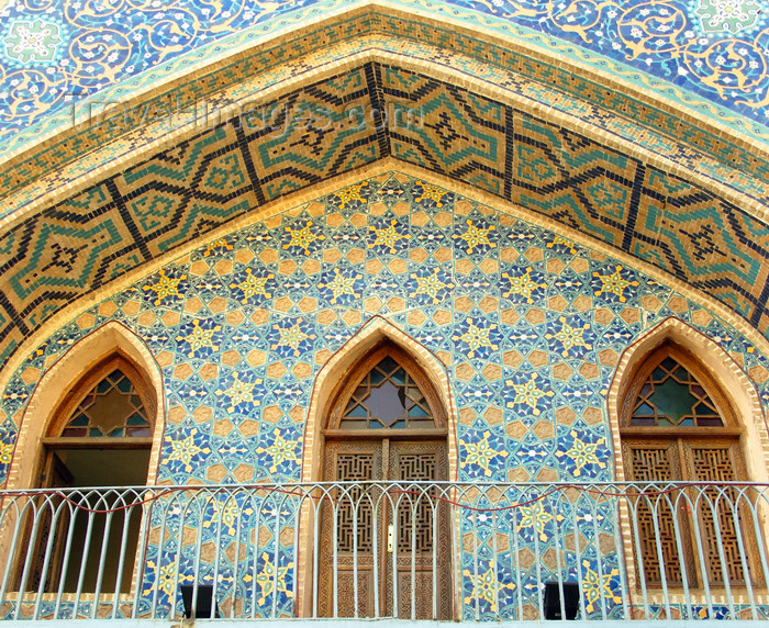 georgia177 Tbilisi Georgia Persian tiles at the Sulfur Baths 