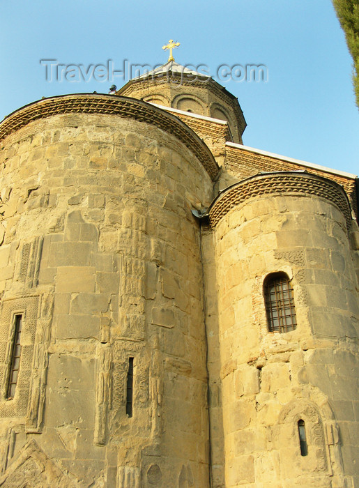 georgia187: Tbilisi, Georgia: Metekhi Cathedral - apses - photo by N.Mahmudova - (c) Travel-Images.com - Stock Photography agency - Image Bank