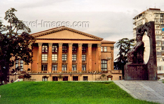 georgia29: Georgia - Batumi (Ajaria): Ilya Chavchavadze State Drama Theatre - Rustaveli St. - photo by M.Torres - (c) Travel-Images.com - Stock Photography agency - Image Bank