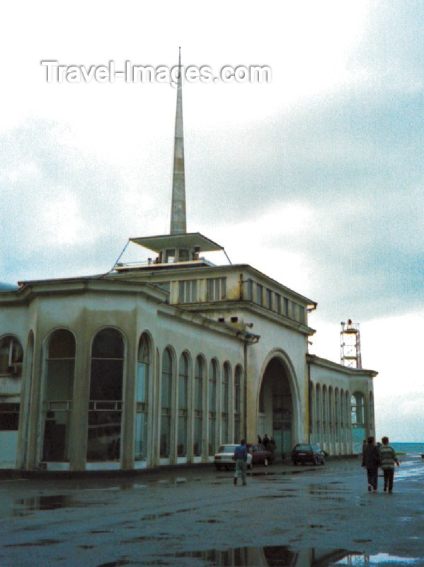 georgia35: Georgia - Batumi: needle of the sea terminal - Black Sea services - boats to Sochi (Russia) - photo by M.Torres - (c) Travel-Images.com - Stock Photography agency - Image Bank