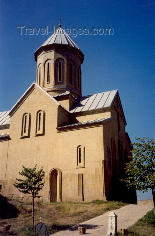 georgia51: Georgia - Tbilisi / Tblissi / TBS: St. Nicholas Church at Narikala fortress (photo by M.Torres) - (c) Travel-Images.com - Stock Photography agency - Image Bank