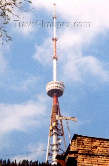 georgia52: Georgia - Tbilisi / Tblissi / TBS: TV tower - antenna - photo by M.Torres - (c) Travel-Images.com - Stock Photography agency - Image Bank